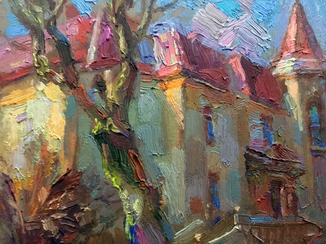 Oil painting Streets of Lviv Batrakov Vladimir Grigorievich - 4