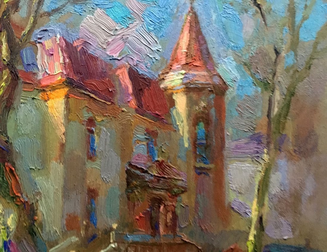 Oil painting Streets of Lviv Batrakov Vladimir Grigorievich - 5