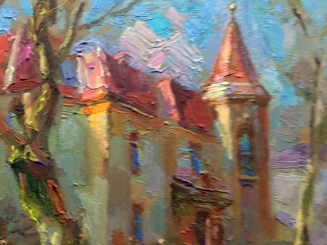 Oil painting Streets of Lviv Batrakov Vladimir Grigorievich - 6