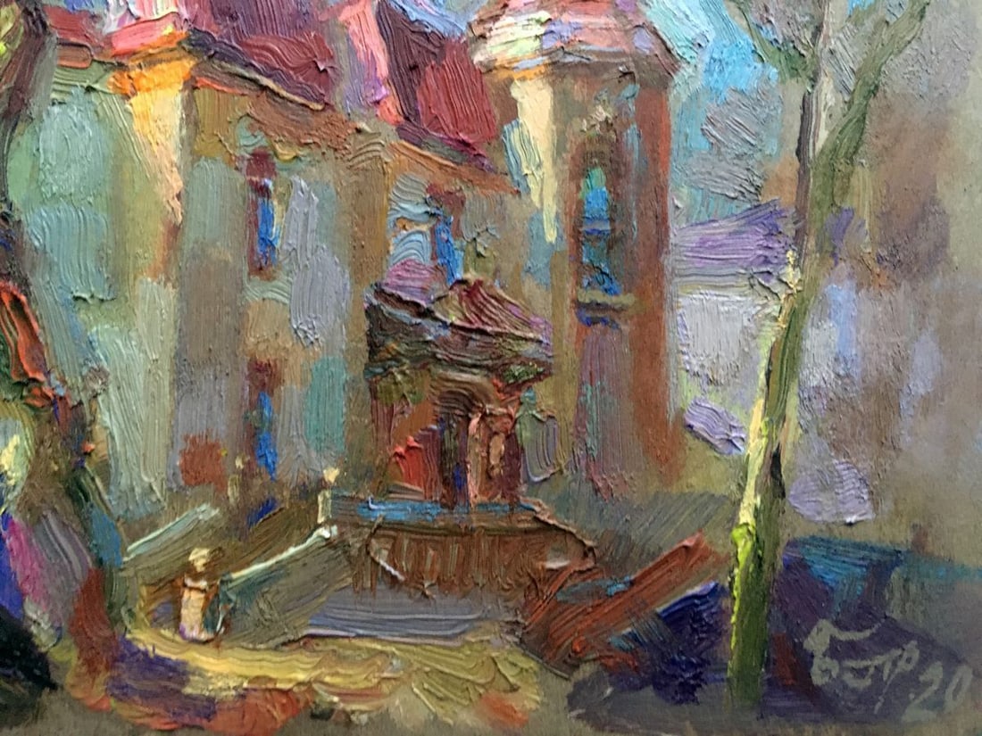 Oil painting Streets of Lviv Batrakov Vladimir Grigorievich - 8