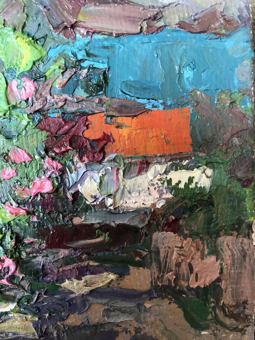 Oil painting Home garden Alexander Nikolaevich Cherednichenko - 5