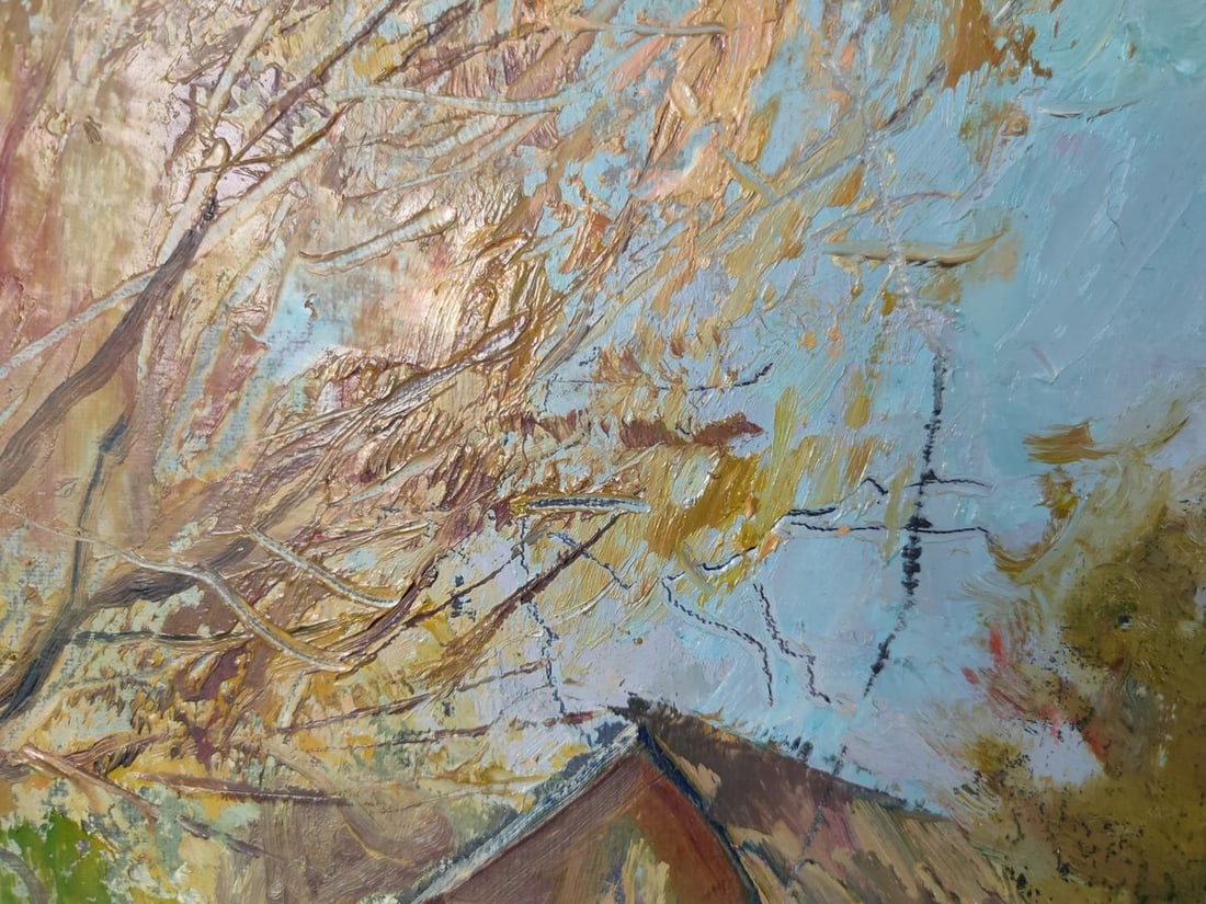 Oil painting Spring in Teklino Mishurovsky V. V. - 7