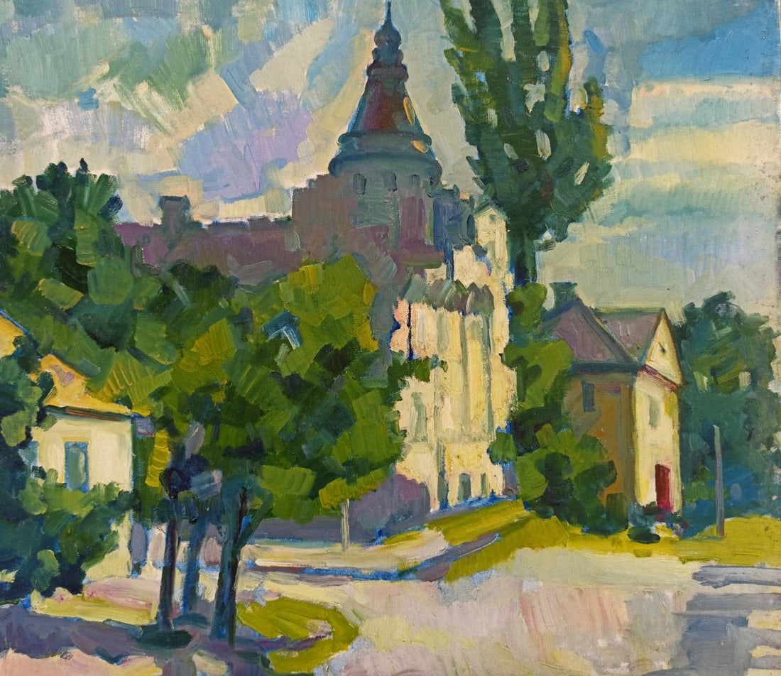 Oil painting Cityscapes Peter Tovpev (1 of 8)