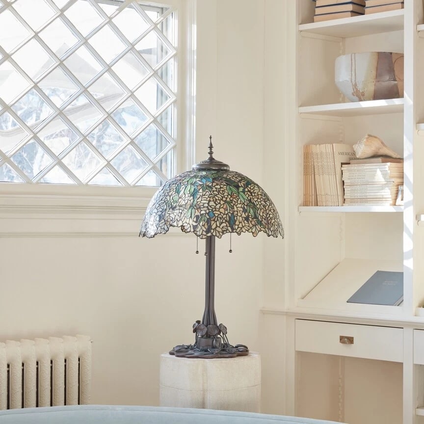 31.75"H Laburnum Stained Glass Table Lamp - 3