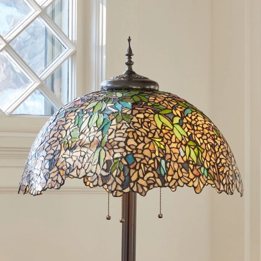 31.75"H Laburnum Stained Glass Table Lamp - 5