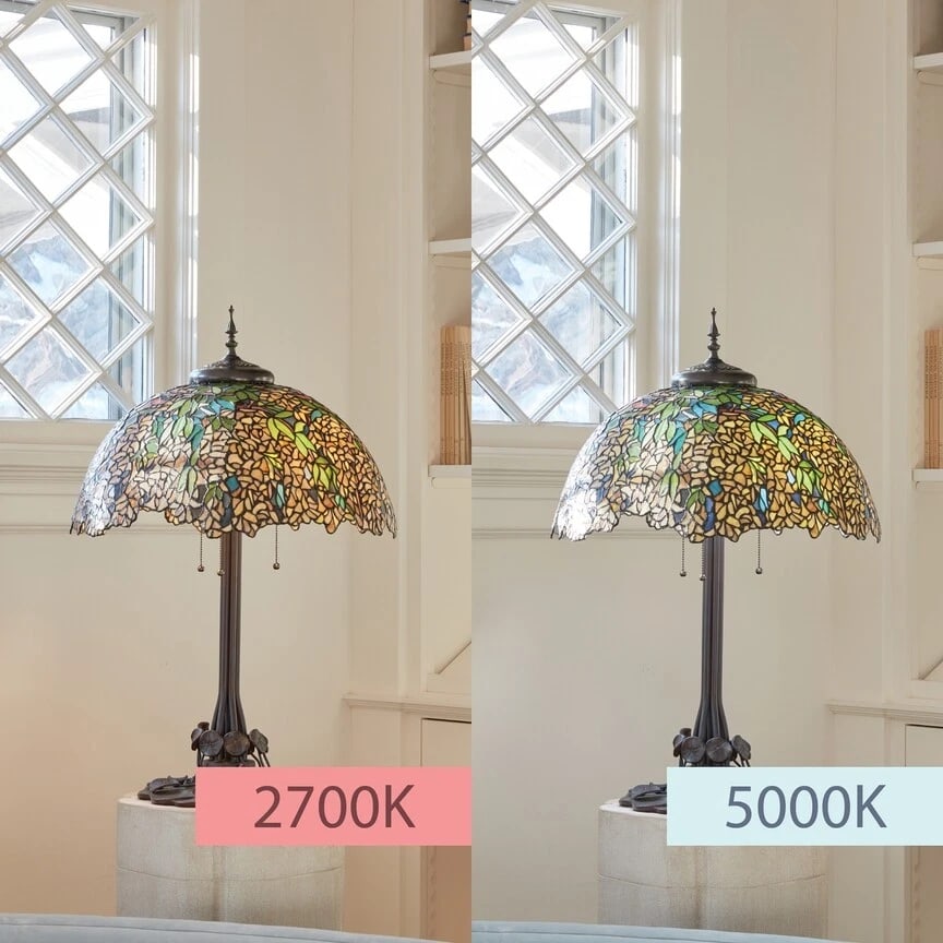 31.75"H Laburnum Stained Glass Table Lamp - 7