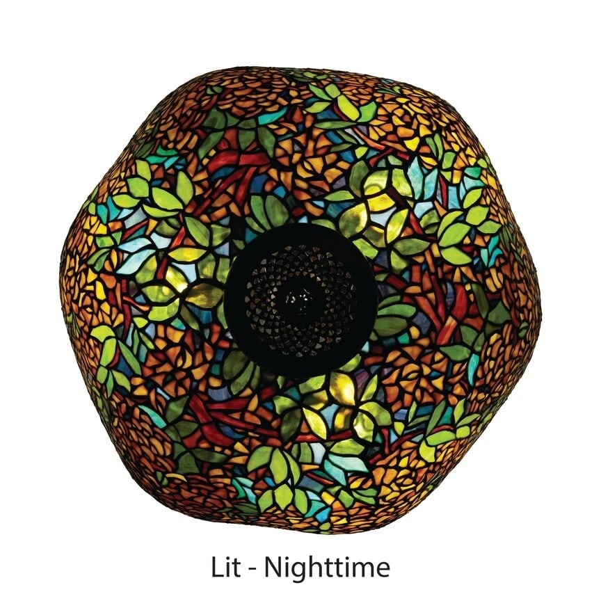 31.75"H Laburnum Stained Glass Table Lamp - 9