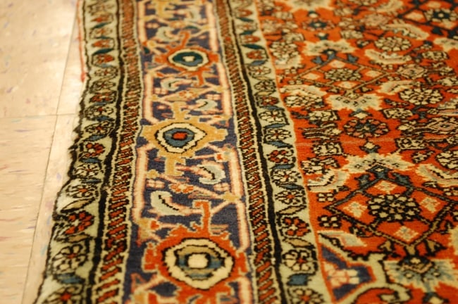 Persian BIJAR RUG 3'7" x 5'1" - 8