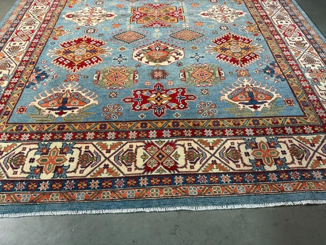 Exquisite Fine Kazak Rug 8.1x10.1 - 2
