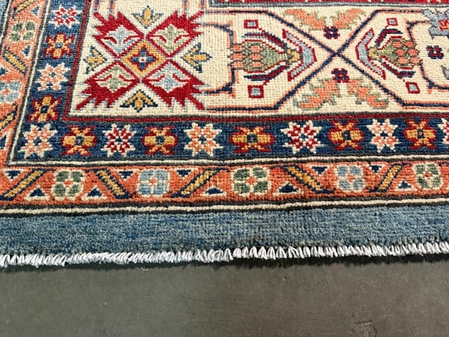 Exquisite Fine Kazak Rug 8.1x10.1 - 7