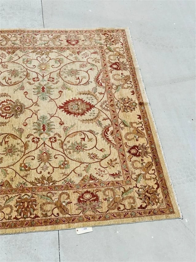Hand Knotted Oushak Rug 10x13 ft - 2