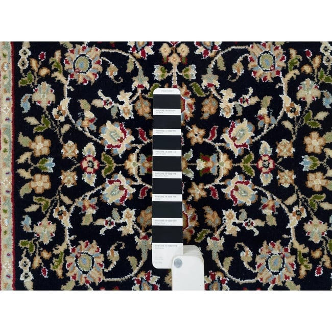 Gray Peshawar Heriz All Over Design Hand Knotted All Wool Oriental Rug - 4