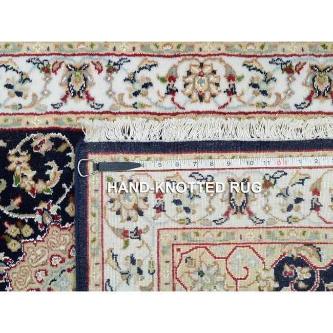 Gray Peshawar Heriz All Over Design Hand Knotted All Wool Oriental Rug - 8