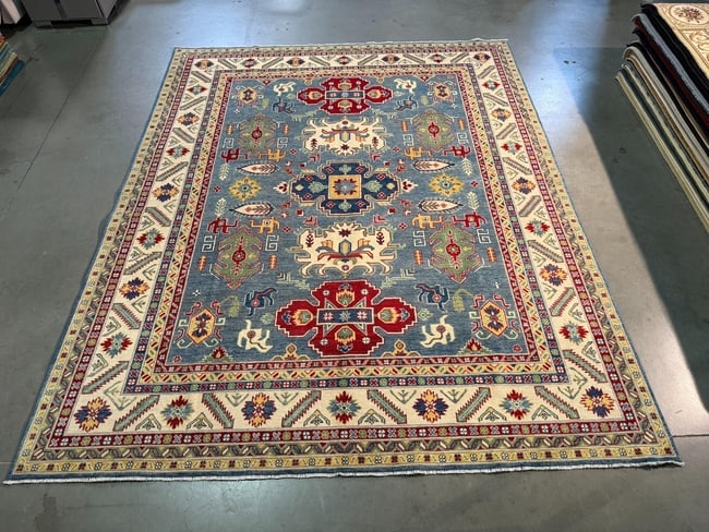 Exquisite Fine Kazak Rug 8.2x10.2 - 2