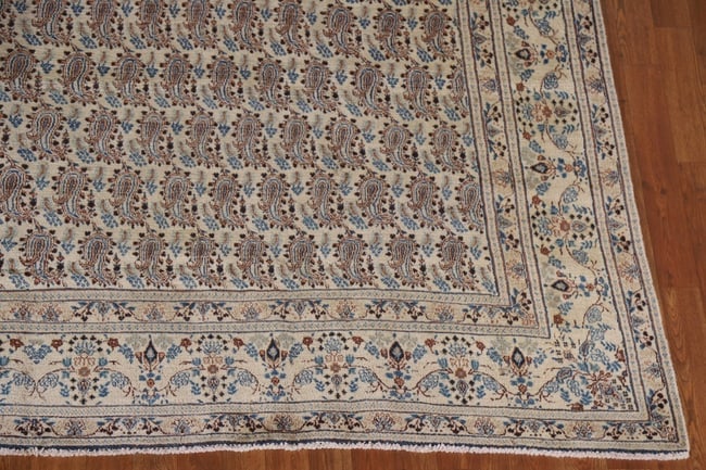 All-Over Paisley Kashan Persian Area Rug 8x12 - 7