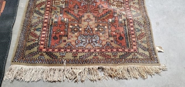 Hand Knotted Persian Bohkara Rug . 5x3 ft - 2