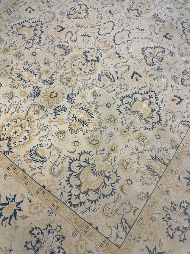 Hand Knotted Oushak Rug 9x12 ft. - 7