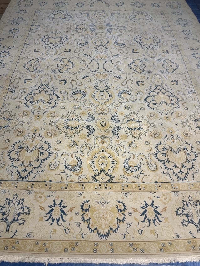 Hand Knotted Oushak Rug 9x12 ft. - 8