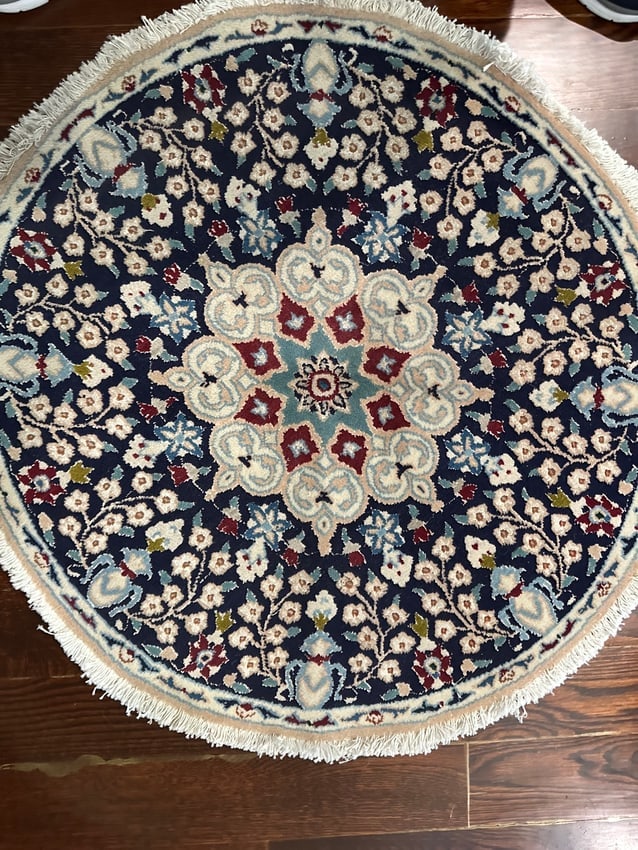 Hand Knotted Persian Round 3x3 ft - 6