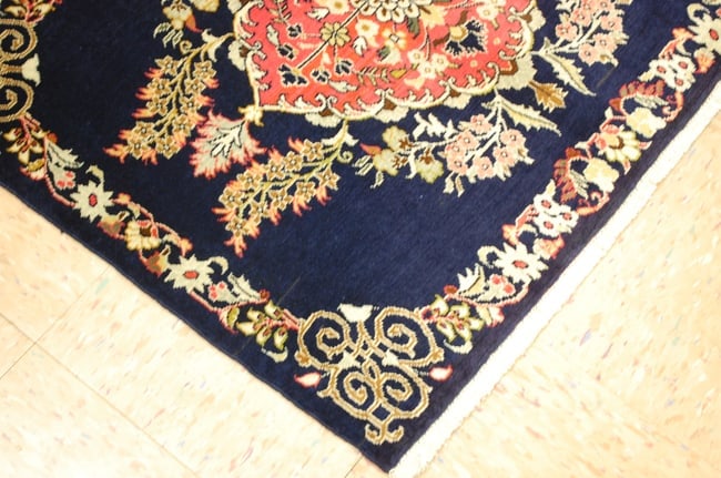 Persian KASHAN RUG 2'2" x 2'10" - 7