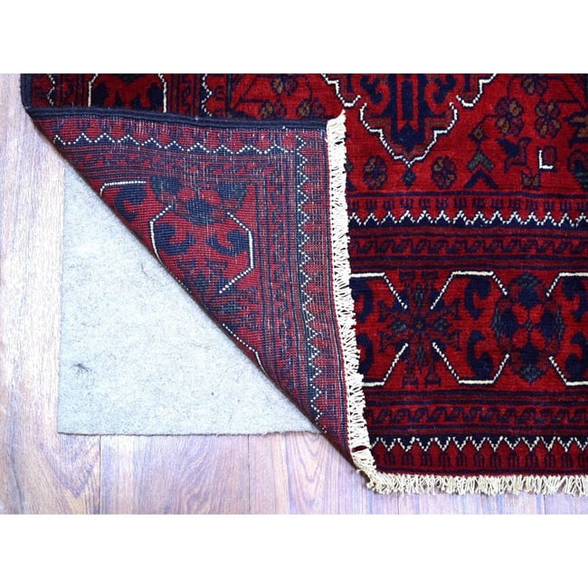 Barn Red, Serapi Heriz Design, Soft Wool Hand Knotted Oriental Rug - 2