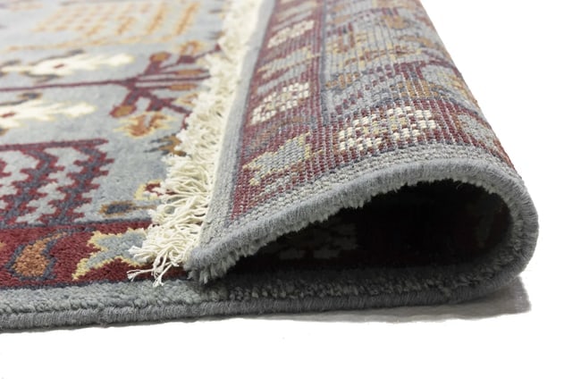 Light Gray Floral 8X10 Tree of Life Chobi Oriental Rug - 16