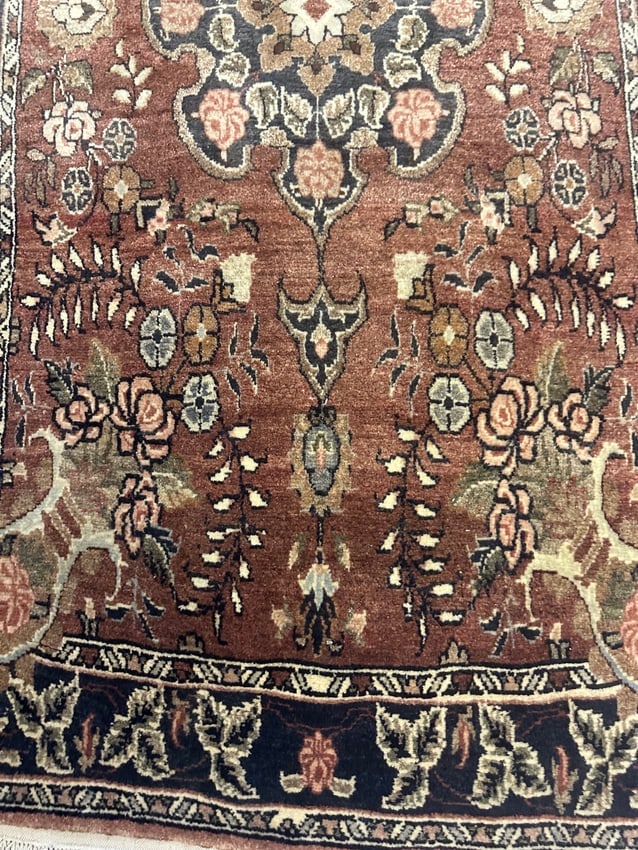Hand Knotted Persian Bijar 2.7x4.8 ft - 2