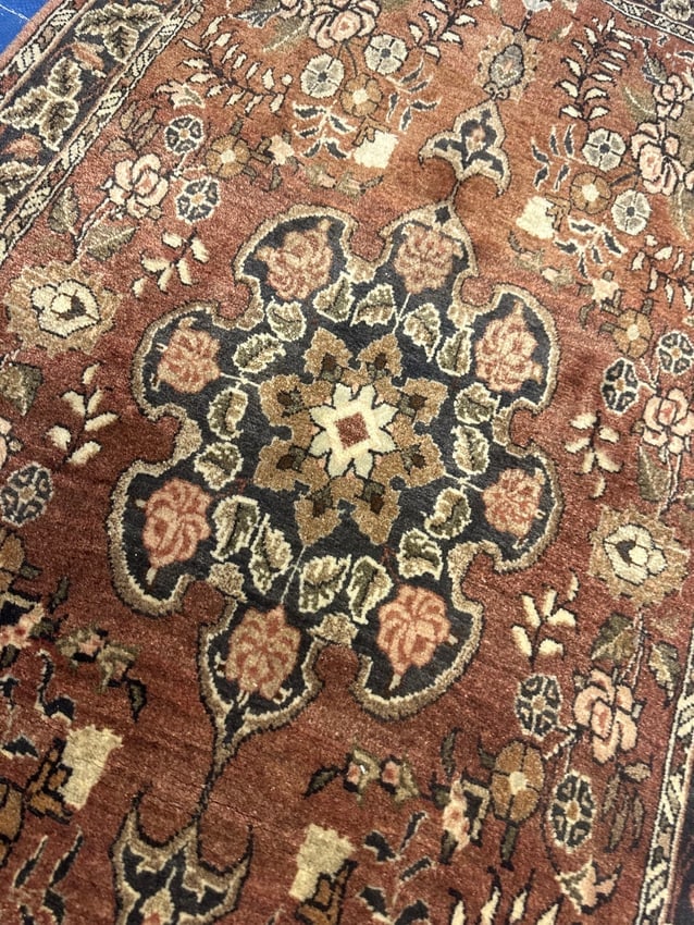 Hand Knotted Persian Bijar 2.7x4.8 ft - 5