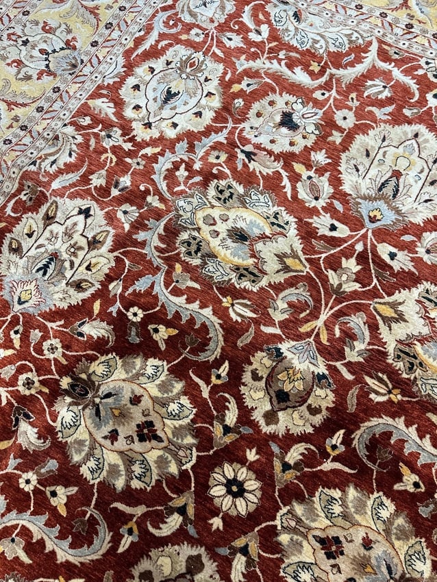 Hand Knotted Oushak Rug 8x12 ft - 6