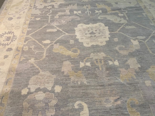 Magnificent Oushak Rug 9.1x12' - 2