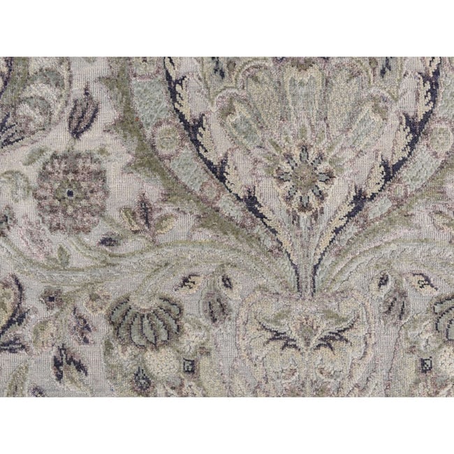 Blue, Modern Design, Organic Wool Hand Knotted, Oriental Rug - 3
