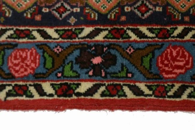 Red Floral 3X9 Bidjar Persian Runner Rug - 10