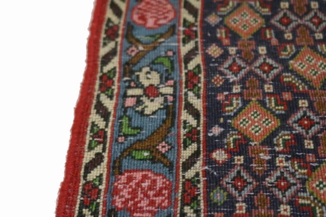 Red Floral 3X9 Bidjar Persian Runner Rug - 16