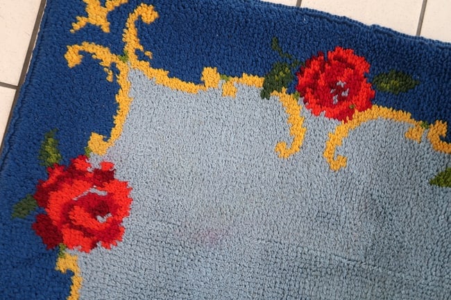Hand Knotted Heriz Rug 4x6 ft - 3