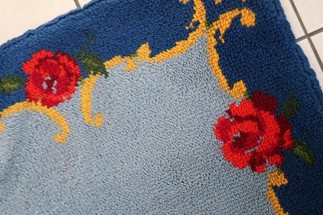 Hand Knotted Heriz Rug 4x6 ft - 6