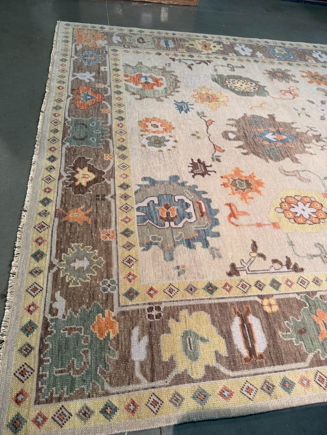 Fabulous Oushak Design Rug 9x12 - 7