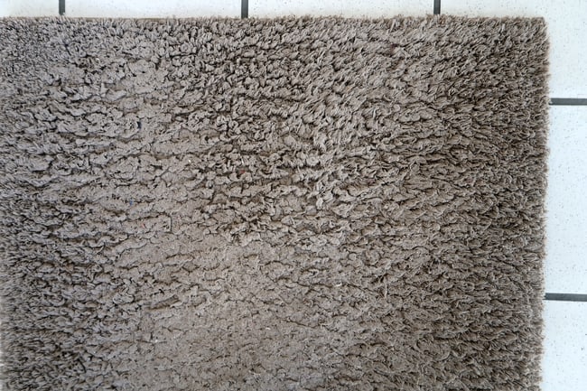 Vintage German Modern rug 1.9' x 3.6' (57cm x 111cm) 1960s - 2