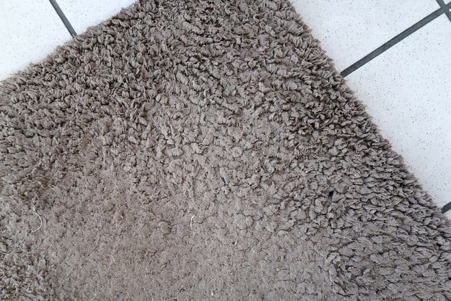 Vintage German Modern rug 1.9' x 3.6' (57cm x 111cm) 1960s - 7