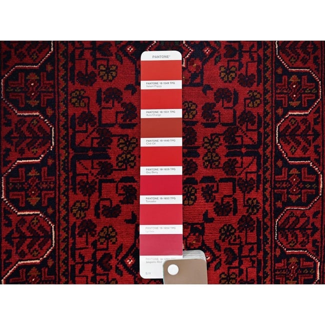 Jubilee Gray Wool Afghan Geometric Super Kazak XL Runner Oriental Rug - 4