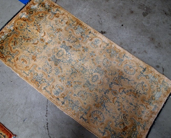 Handmade antique Persian Kerman rug 2.10' x 5.3' ( 89cm x 161cm ) 1920s - 7