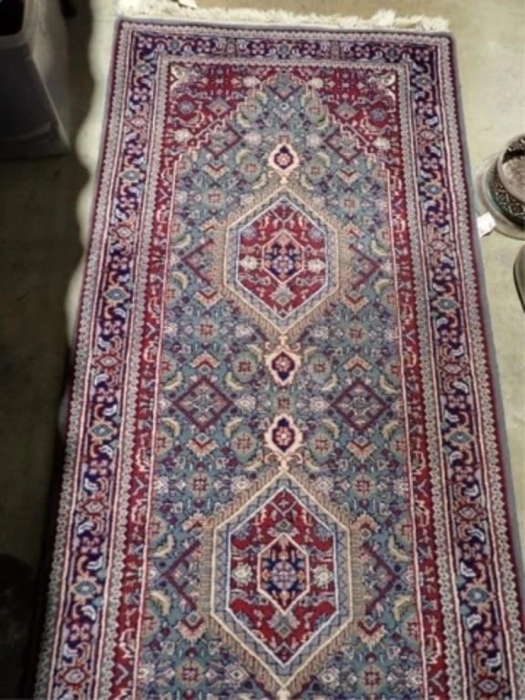 Hand Knotted Agra Tabriz 10x2.8 ft - 5