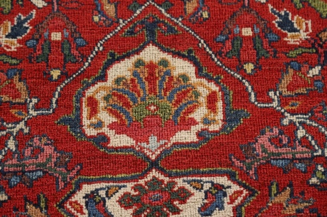 Pre-1900 Vegetable Dye Sultanabad Persian Area Rug 10x13 - 10