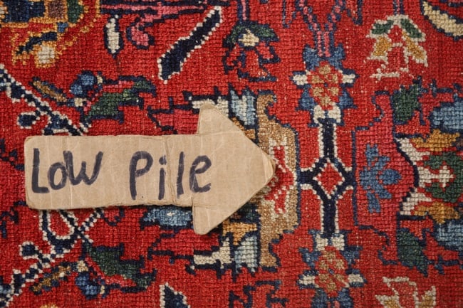 Pre-1900 Vegetable Dye Sultanabad Persian Area Rug 10x13 - 14