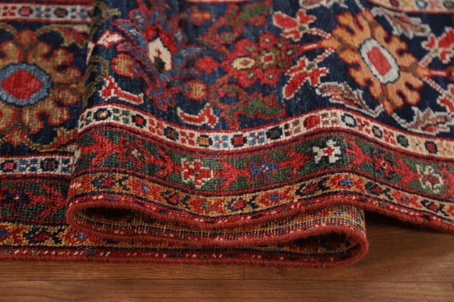 Pre-1900 Vegetable Dye Sultanabad Persian Area Rug 10x13 - 16
