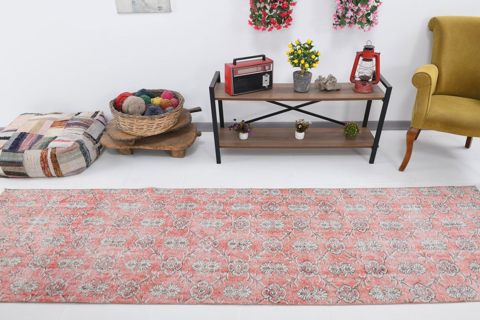 2'11'' x 10'7'' Vintage Wool Runner Rug - 19886 - 3