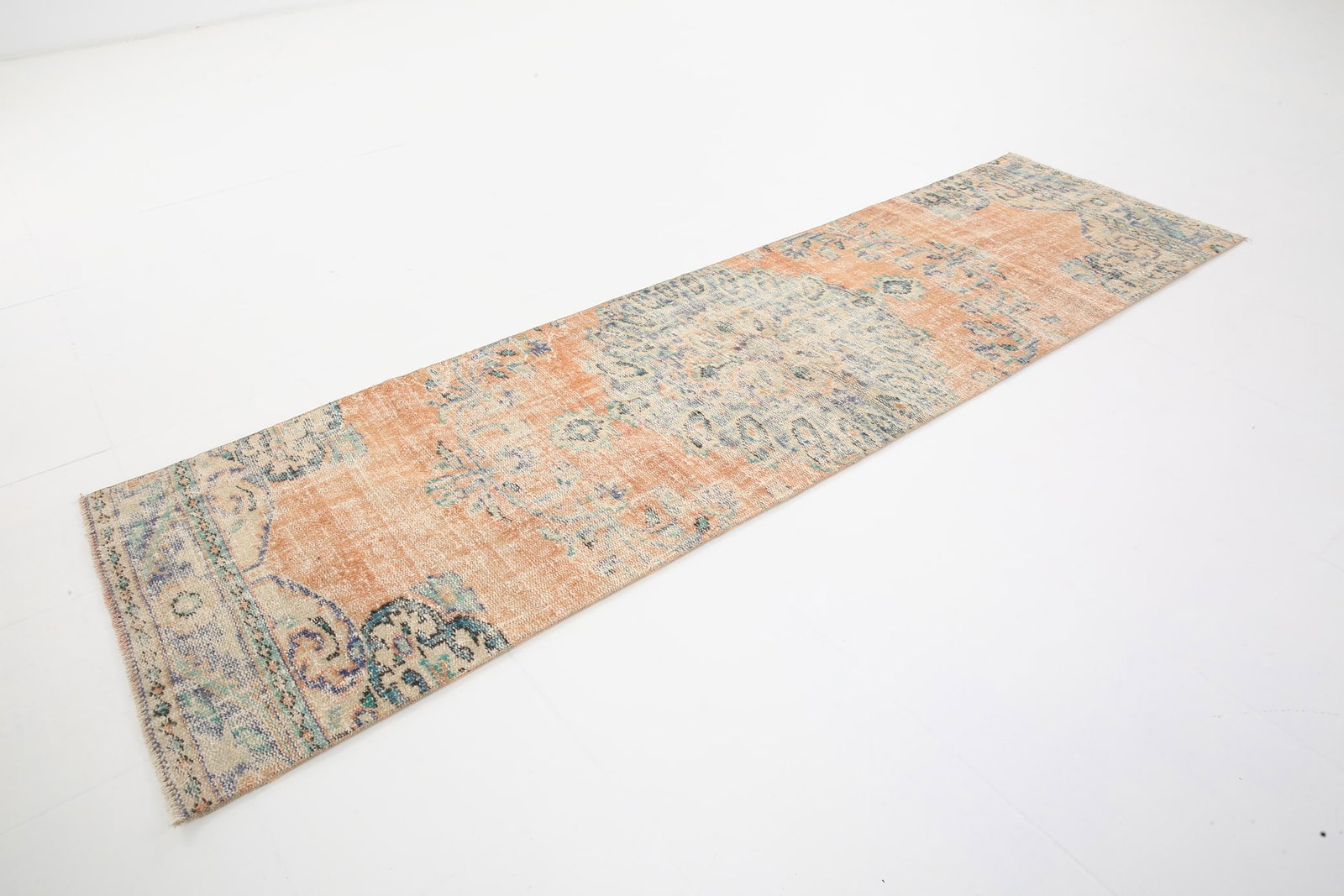 2'7'' x 9'3'' Turkish Vintage Runner Rug - 6027 - 7