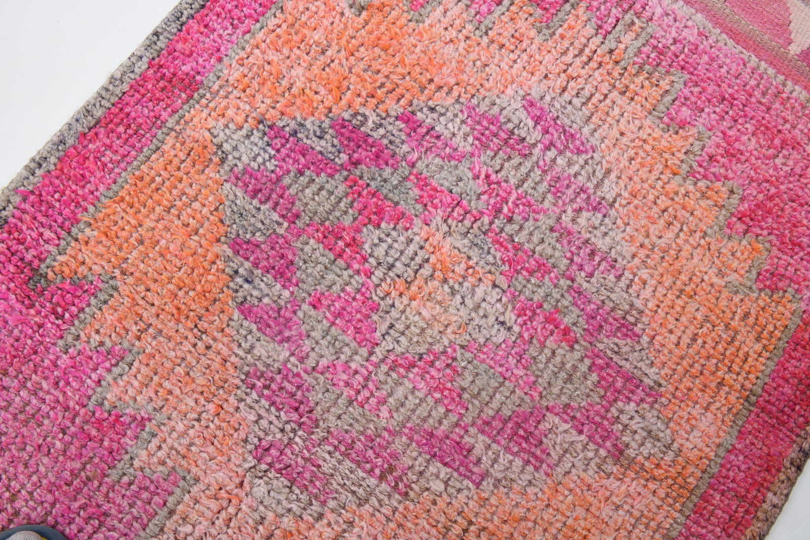2'11'' x 9'8'' Vintage Wool Runner Rug - 18196 - 7