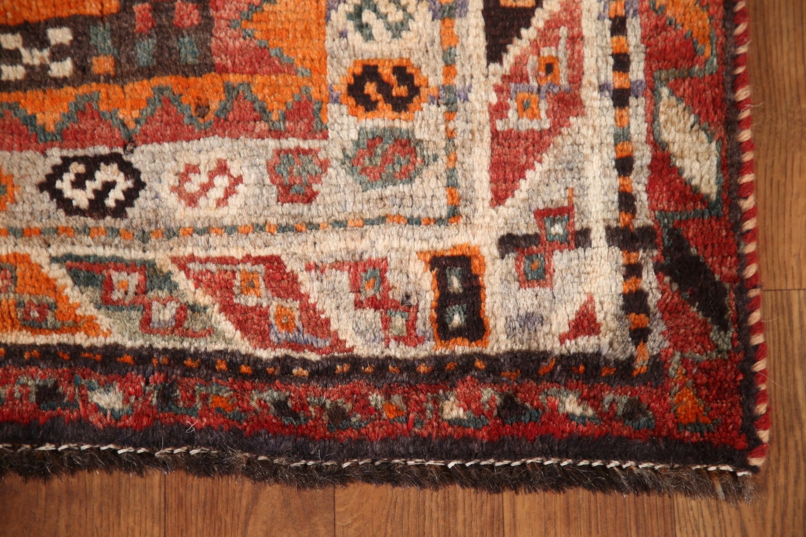 Antique Vegetable Dye Shiraz Persian Rug 4x6 - 7