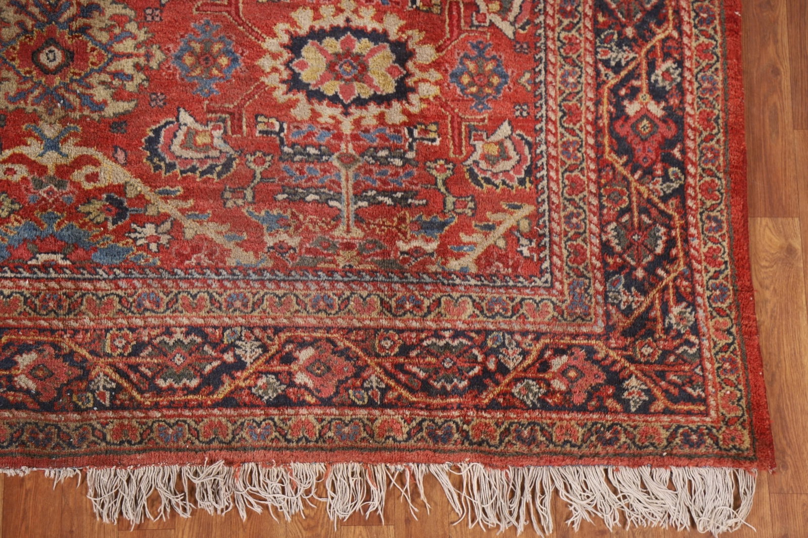 Antique Vegetable Dye Mahal Persian Area Rug 7x11 - 7