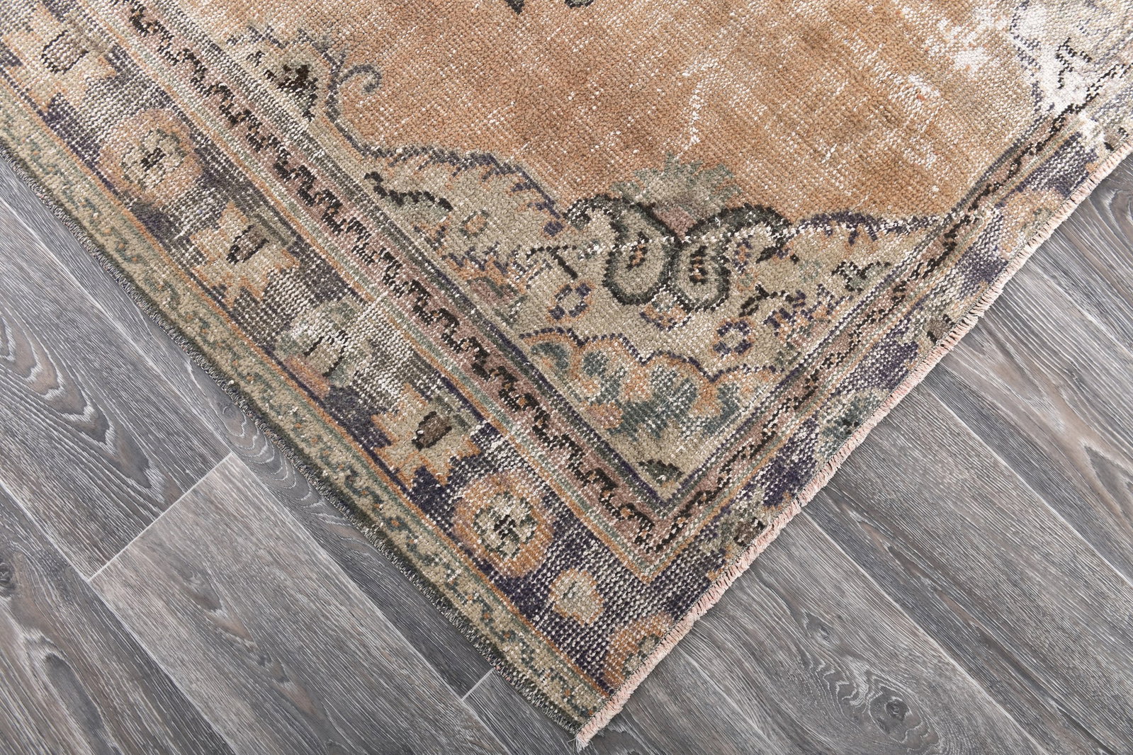 4'9'' x 7'6'' Unique Handmade Vintage Rug - 243940 - 7